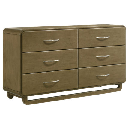 Amsbury 6-drawer Dresser Cabinet Nutmeg product image