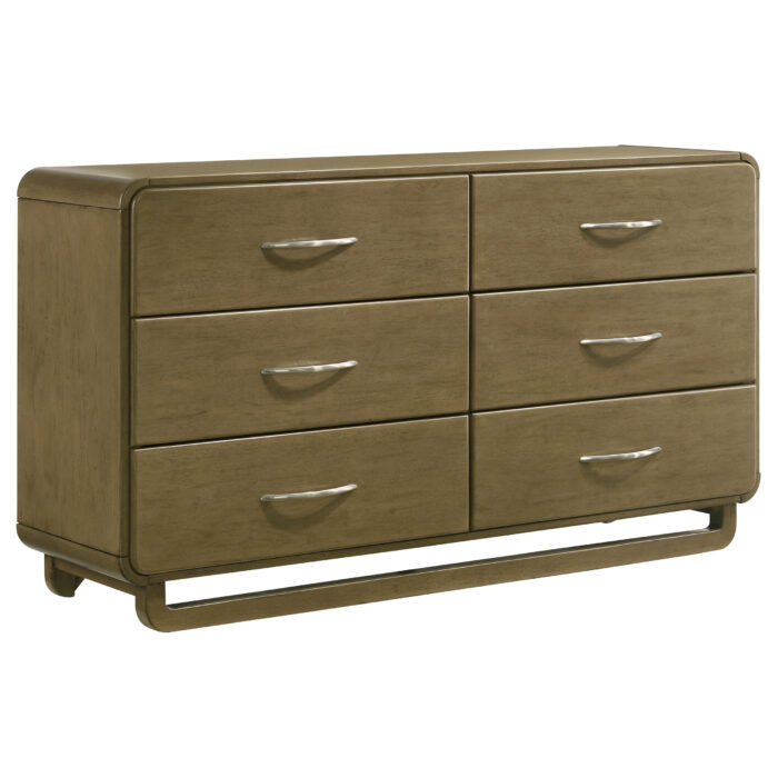 Amsbury 6-drawer Dresser Cabinet Nutmeg product image