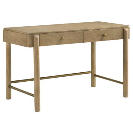 Arini 2-drawer Vanity Desk Makeup Table Sand Wash product image