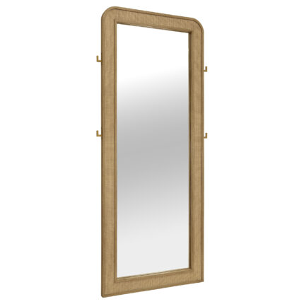 Arini Cane Weave Full Length Standing Floor Mirror Sand Wash product image