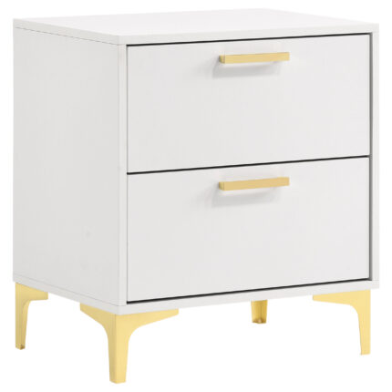 Kendall 2-drawer Nightstand White product image