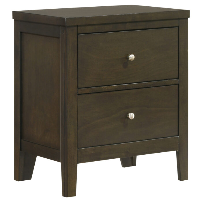 Wilkes 2-drawer Nightstand Bedside Table Dark Cocoa product image