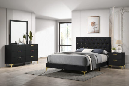 Kendall 4-piece California King Bedroom Set Black product image