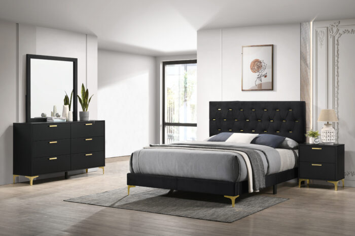 Kendall 4-piece California King Bedroom Set Black product image