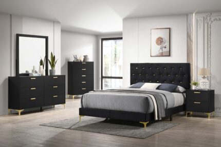 Kendall 5-piece California King Bedroom Set Black product image