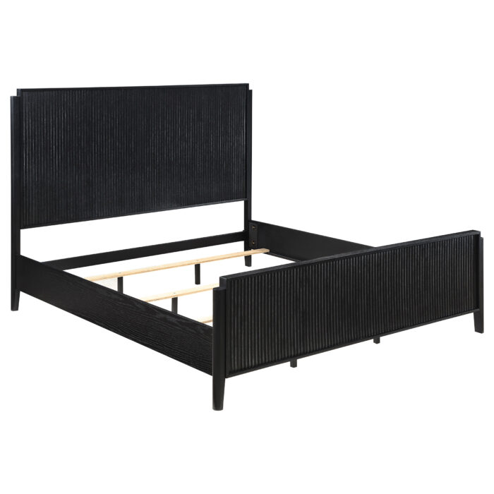 Brookmead Wood Eastern King Panel Bed Black product image