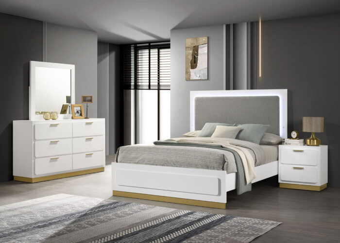 Caraway 4-piece Queen Bedroom Set White product image