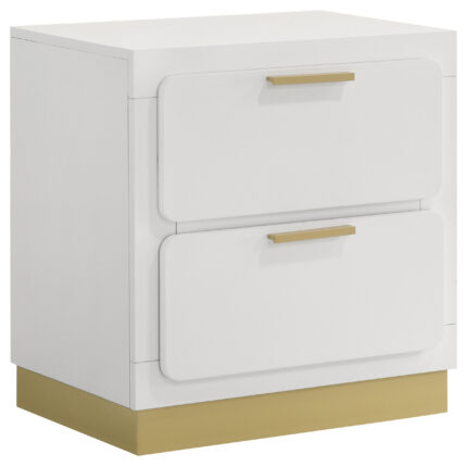 Caraway 2-drawer Nightstand White product image
