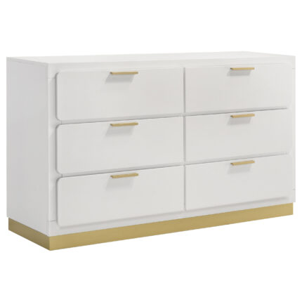 Caraway 6-drawer Dresser White product image