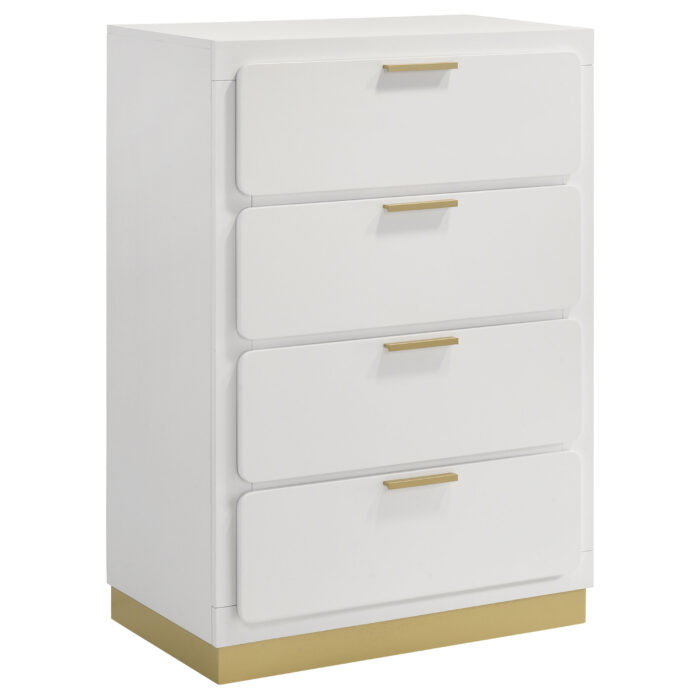 Caraway 4-drawer Bedroom Chest White product image