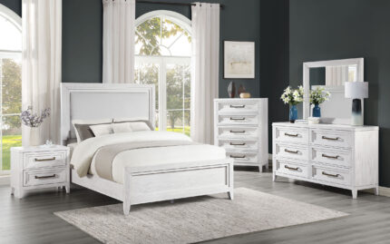 Marielle 5-piece Queen Bedroom Set Distressed White product image