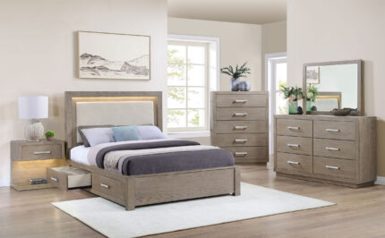 Kenora 5-piece Eastern King Bedroom Set Barley Brown product image