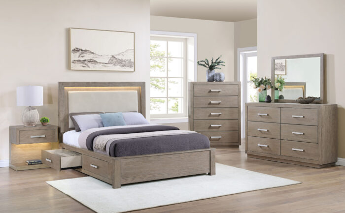 Kenora 5-piece Eastern King Bedroom Set Barley Brown product image