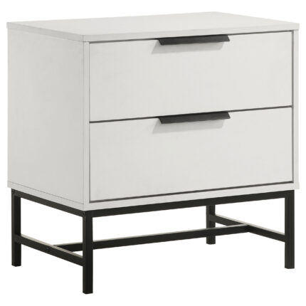 Sonora 2-drawer Nightstand Bedside Table White product image