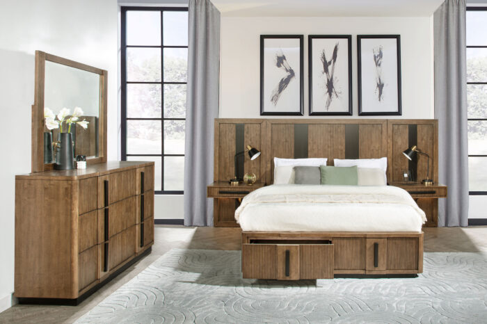 Terrace 5-piece Queen Panel Bedroom Set Ash Brown product image