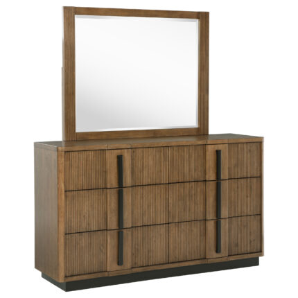 Terrace 6-drawer Dresser and Mirror Ash Brown product image