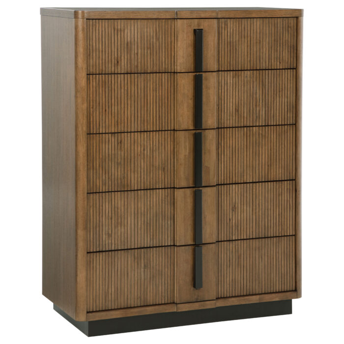 Terrace 5-drawer Chest of Drawers Ash Brown product image