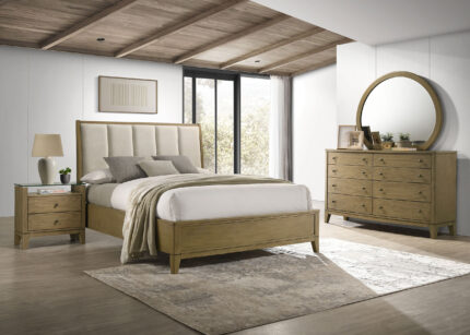Granada 4-piece Eastern King Bedroom Set Natural Pine product image