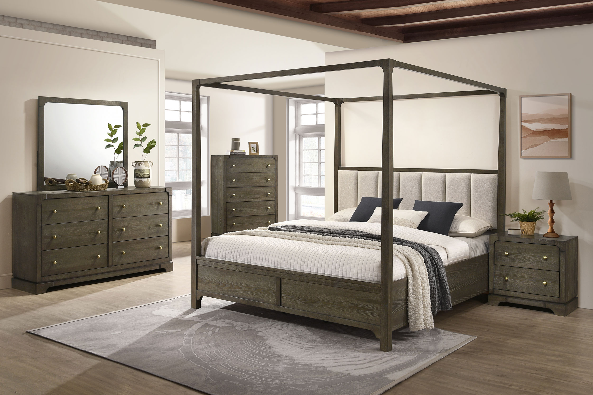 Gran Park 5-piece Eastern King Bedroom Set Dark Cocoa Gran Park 5-piece Eastern King Bedroom Set Dark Cocoa product image