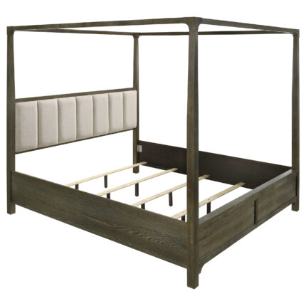 Gran Park Eastern King Canopy Bed Dark Cocoa product image