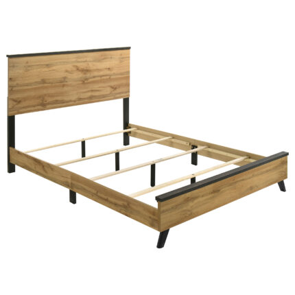 Kaywood 52-inch Eastern King Panel Bed Natural Pine product image