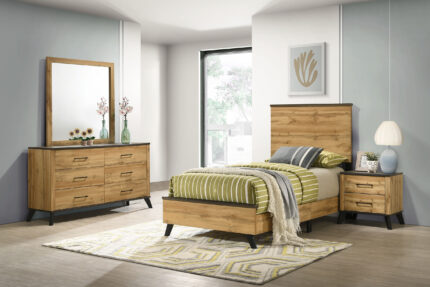 Kaywood 4-piece Twin Bedroom Set Natural Pine product image