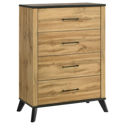 Kaywood 4-drawer Bedroom Chest of Drawers Natural Pine product image