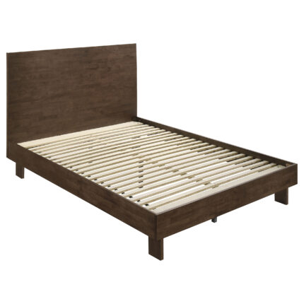 Glenwood 48-inch Queen Platform Panel Bed Warm Brown product image