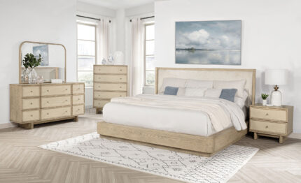 Kailani 5-piece California King Bedroom Set Beige Oak product image