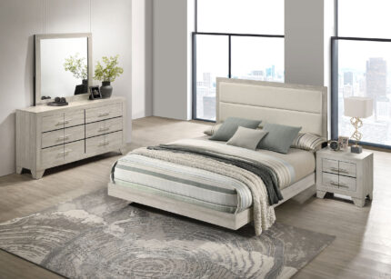 Trenton 4-piece Eastern King Bedroom Set Rustic Cream product image