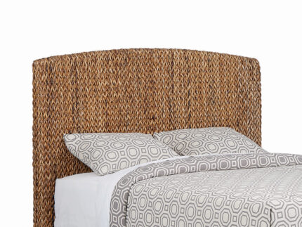 Laughton Woven Banana Leaf Eastern King Headboard Amber product image