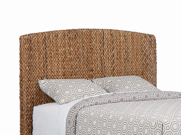 Laughton Woven Banana Leaf Queen Panel Headboard Amber product image