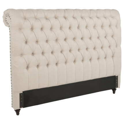 Devon 57-inch Upholstered Queen Headboard Beige product image