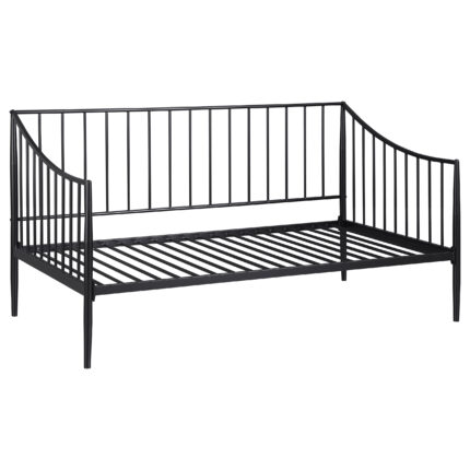 Newbury Metal Twin Daybed Bed Frame Matte Black product image
