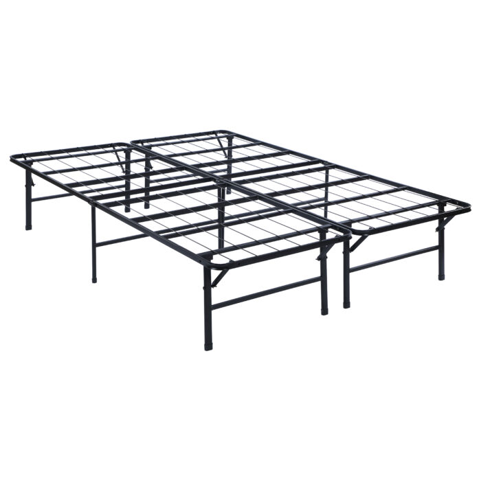 Mabel Metal Full Mattress Support Platform Bed Black product image