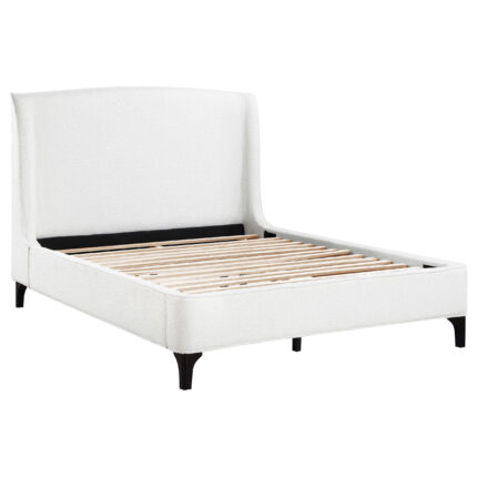 Mosby Upholstered Eastern King Wingback Bed Snow product image