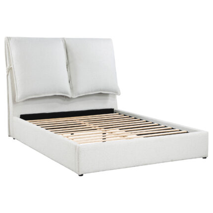 Gwendoline Upholstered Queen Panel Bed White product image