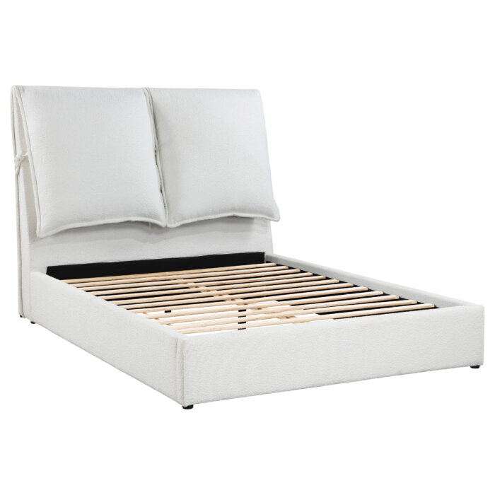 Gwendoline Upholstered Queen Panel Bed White product image