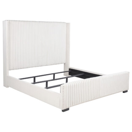 Natasha 65-inch Upholstered California King Bed Cream product image