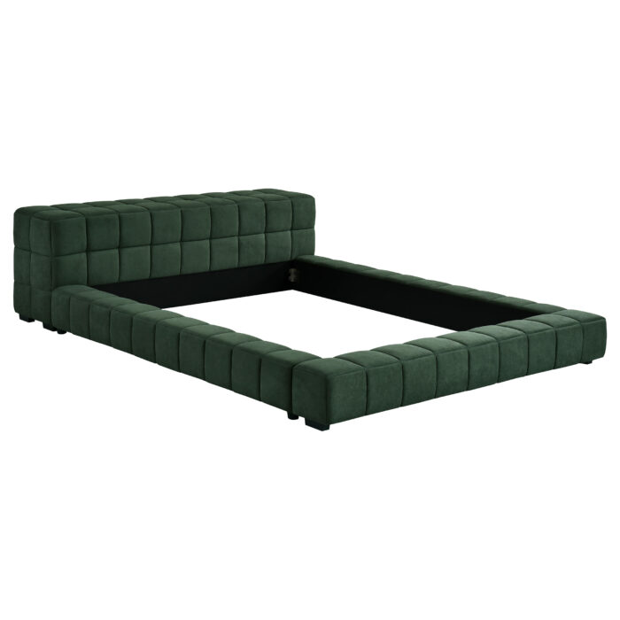 Trinity Upholstered Full Platform Bed Green product image