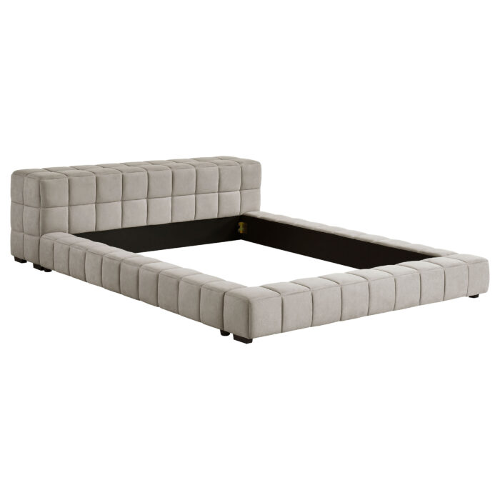 Trinity Upholstered Full Platform Bed Light Taupe product image
