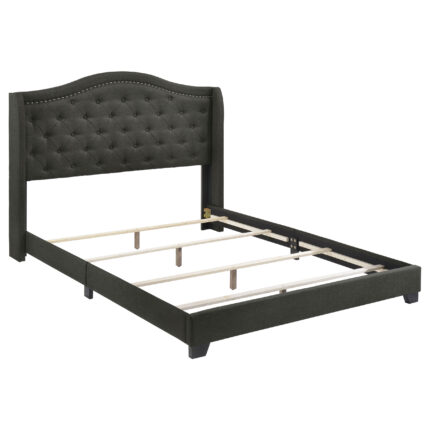 Sonoma Upholstered Eastern King Wingback Bed Grey product image