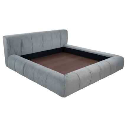 Wilshire Upholstered California King Platform Bed Grey product image
