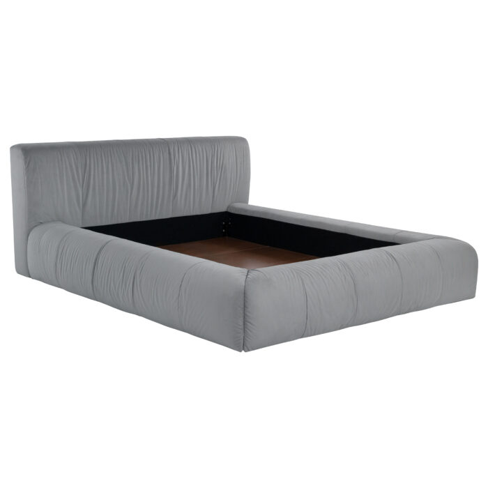 Wilshire Upholstered Queen Platform Bed Grey product image
