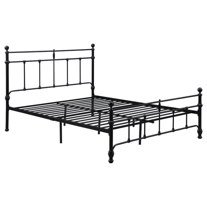 Novak 48-inch Metal Queen Open Frame Bed Matte Black product image