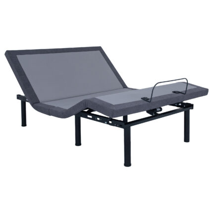 Negan California King Adjustable Bed Base Grey and Black product image