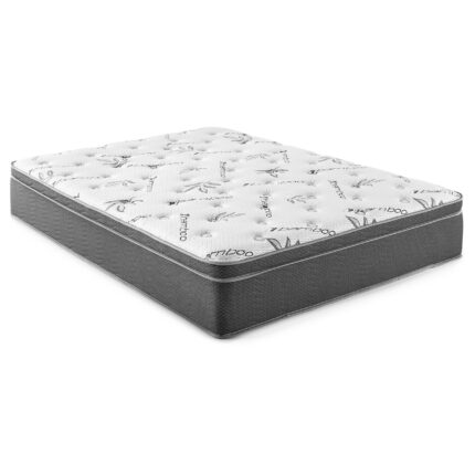 Sommet 13-inch Twin Bamboo Euro Top Memory Foam Hybrid Mattress product image
