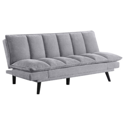 Laredo Upholstered Tufted Convertible Sofa Bed Grey product image