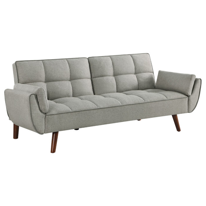 Caufield Upholstered Tufted Convertible Sofa Bed Grey product image