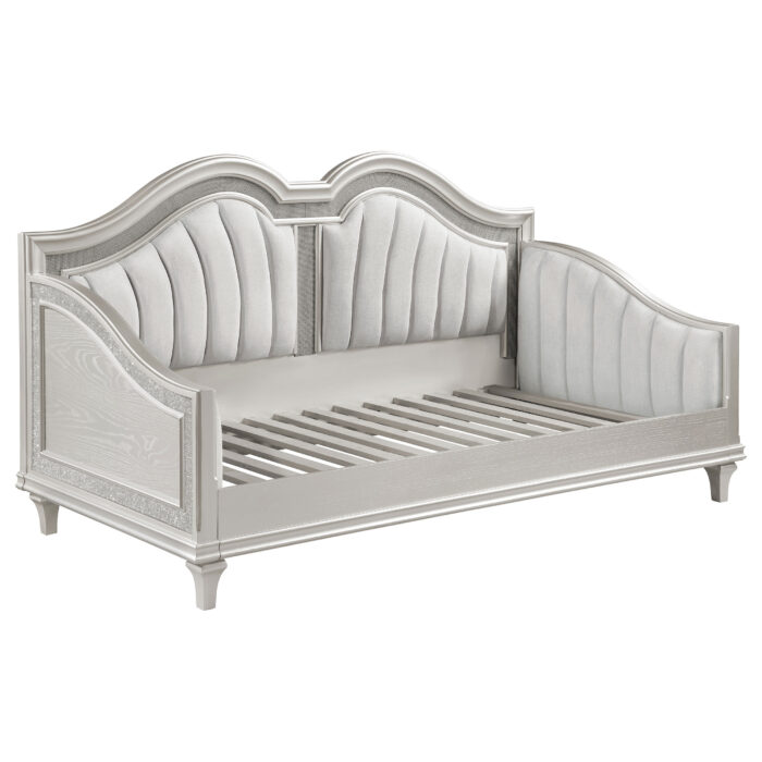 Evangeline Upholstered Twin Daybed Silver Oak product image